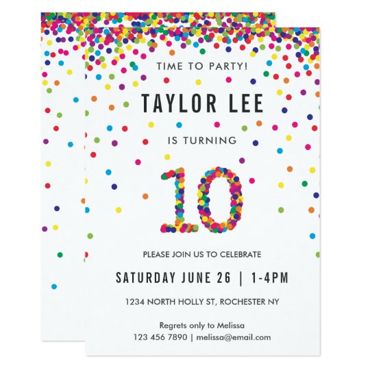 - Kids Birthday Party Invitations for Boys or Girls Rainbow Birthday Invitations with Envelopes 15 Count