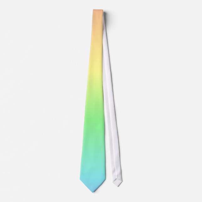 Rainbow 2 Pattern Neck Tie (Front)
