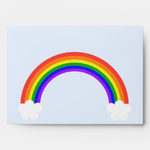 Rainbow 5x7 Invitation Envelope