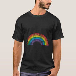 Rainbow 70'S 80'S Style T-Shirt