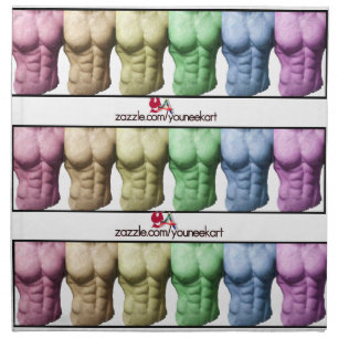 Rainbow Abs American MoJo Napkins