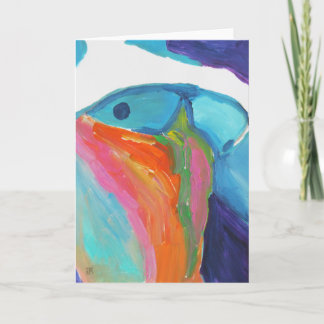 Rainbow Abs greeting card