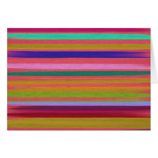 Rainbow abstract art stripes modern (Front Horizontal)
