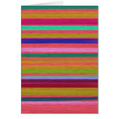 Rainbow abstract art stripes modern (Front)