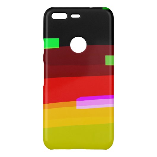 Rainbow Abstract Art Uncommon Google Pixel Case (Back)