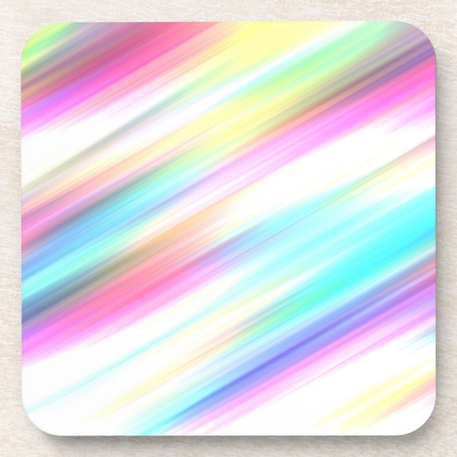 rainbow abstract coaster (Front)