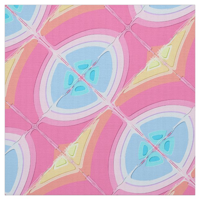 rainbow abstract colored fabric pattern (Swatch)