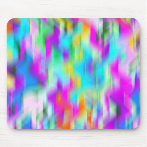 Rainbow Abstract Colors Mouse Pad