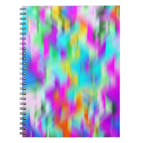 Rainbow Abstract Colors Notebook