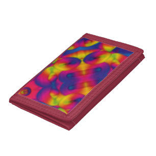 Rainbow Abstract Design Tri-fold Wallet