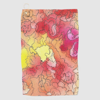 Rainbow Abstract Golf Towel