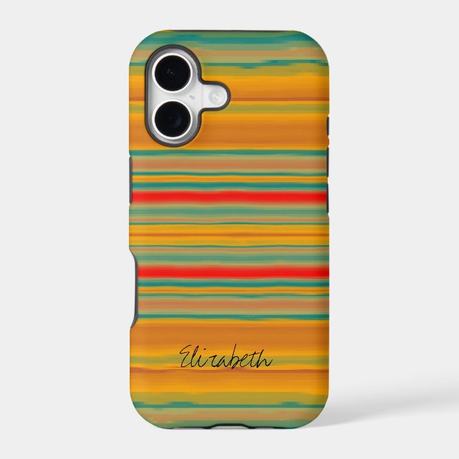 Rainbow Abstract Iphone Case (Back)
