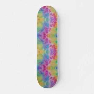 Rainbow Abstract Tie Dye Skateboard
