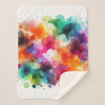 Rainbow: Abstract Watercolor Explosion