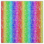 Rainbow abstract white fabric pattern