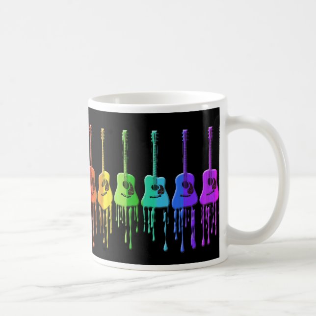 Rainbow Acoustic Guitars Coffee Mug (Right)