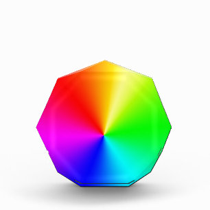 Rainbow Acrylic Award