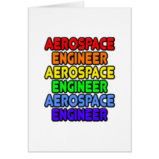 Rainbow Aerospace Engineer Cards