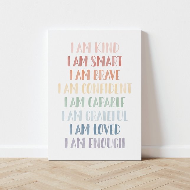 Rainbow Affirmations for Kids Nursery Decor (Creator Uploaded)