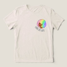 rainbow afro LGBTQ love is love pride black girl 