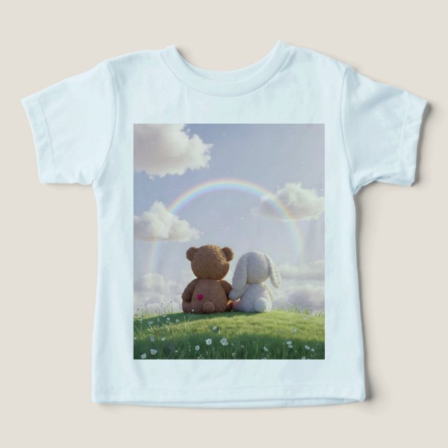  Rainbow After the Rain Toddler T-shirt (Design Front)