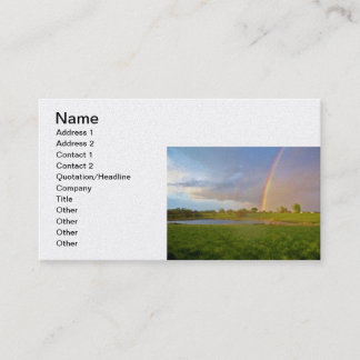 "Rainbow After the Storm" Business Card
