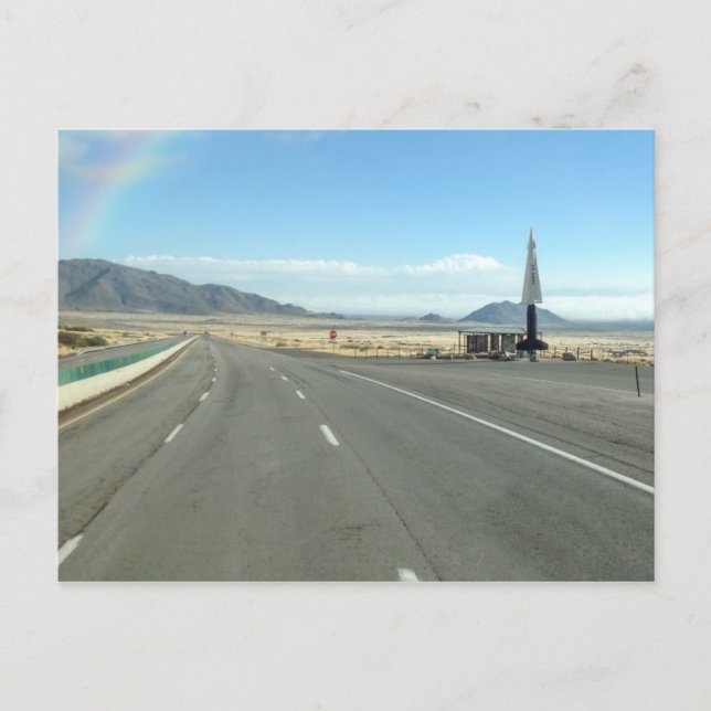 Rainbow Aguirre Springs New Mexico USA Postcard (Front)