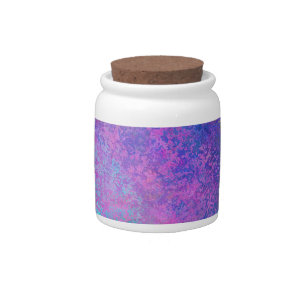 Rainbow Alcohol Ink, Bright Colorful Abstract Candy Jar