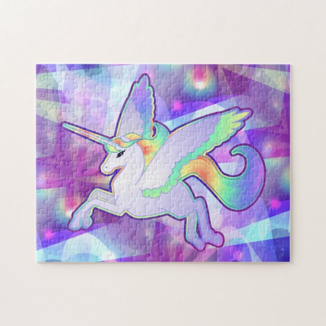 Rainbow Alicorn Jigsaw Puzzle (Horizontal)