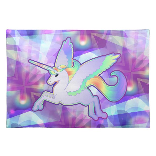 Rainbow Alicorn Placemat (Front)