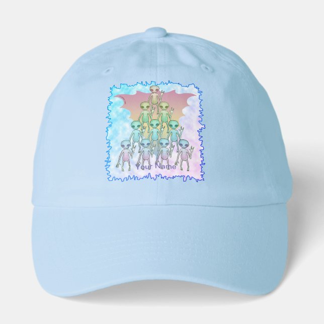 Rainbow Alien Hat (Front)