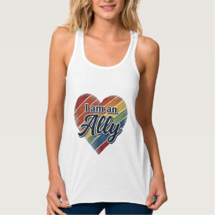 Rainbow Ally Heart Vector Shirt Design_1