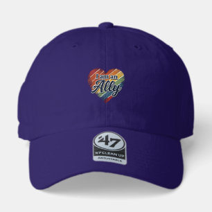 Rainbow Ally Heart Vector Shirt Design_1 47 Brand Hat