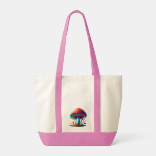 Rainbow Amanita Muscaria Tote Bag