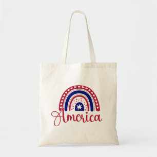 Rainbow America Tote Bag