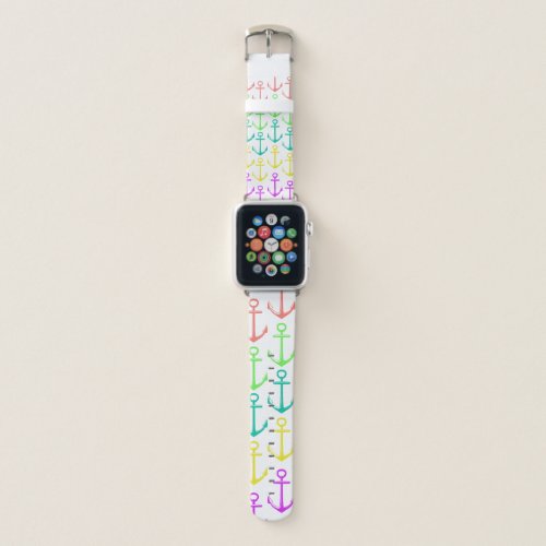 Rainbow Anchor Apple Watch Band