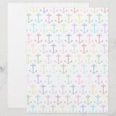 Rainbow anchor pattern (Front/Back)