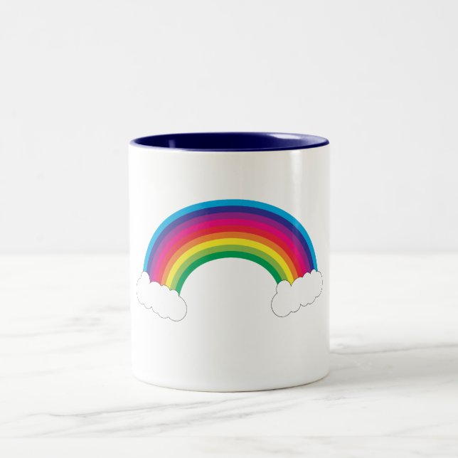Rainbow and Clouds Mug (Center)