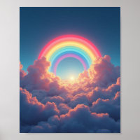 Rainbow and clouds