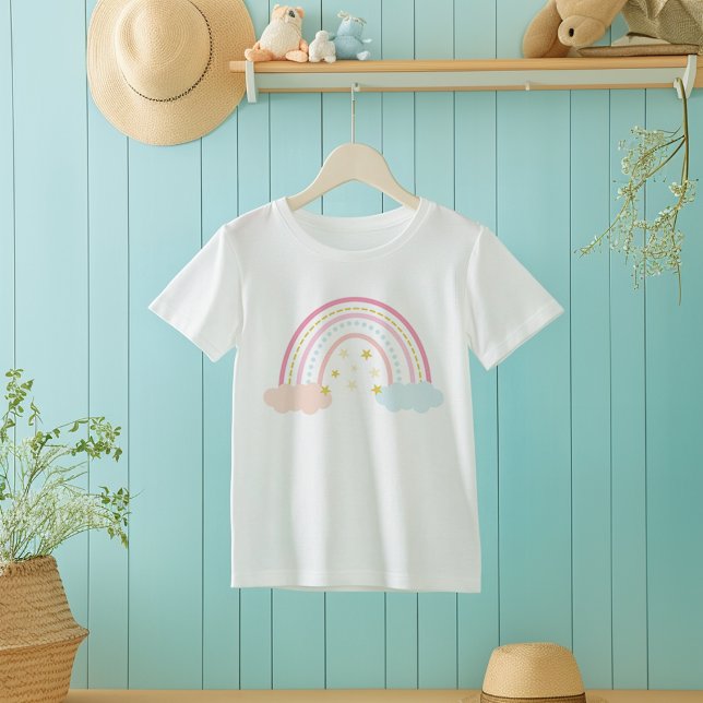 Rainbow and clouds T-Shirt (Creator Uploaded)