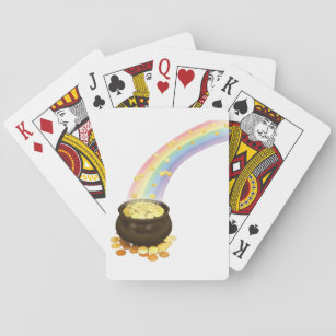 Rainbow and Pot of Gold Playing Cards