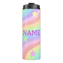 Rainbow and stars