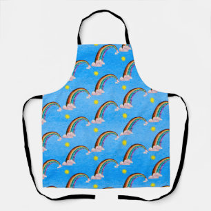 Rainbow and Sun Apron