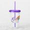 Rainbow and Unicorns Design Acrylic Tumbler