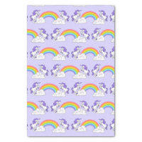 Rainbow and Unicorns Design Tissue Paper