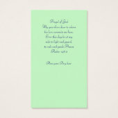 Rainbow  Angel Daily Prayer Card (Back)