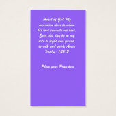 Rainbow - Angel Daily Prayer Card (Back)