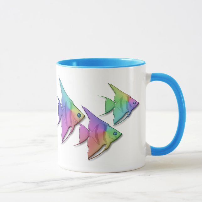 Rainbow Angel Fish Mug (Right)