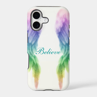 Rainbow Angel Wings iPhone 17 Case