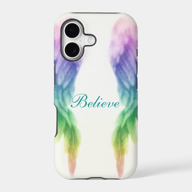 Rainbow Angel Wings Iphone Case (Back)